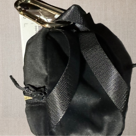 City Adventurer Backpack ***Nano Black Plush Velour Gold Hardware New with Tags - Picture 9 of 10